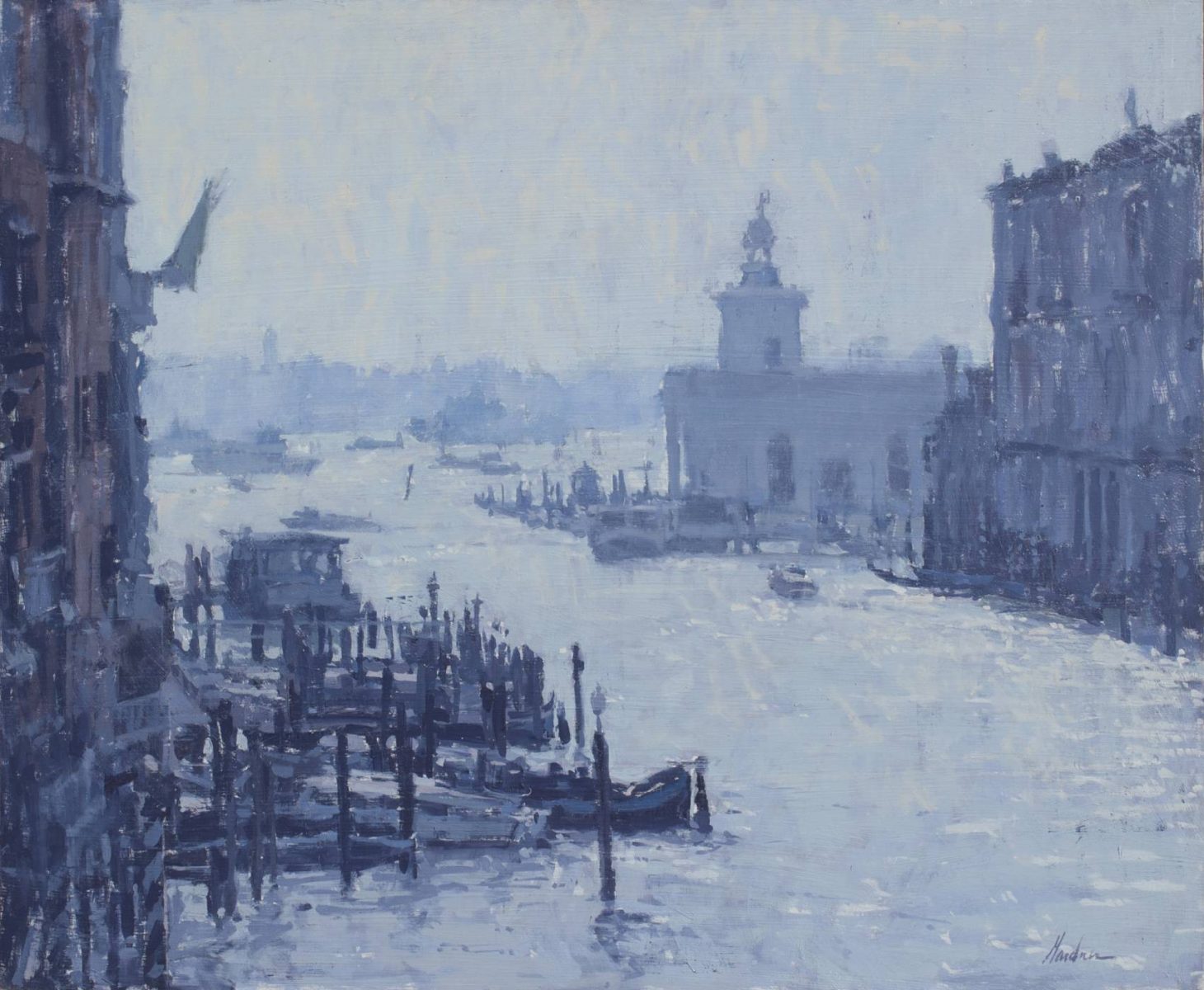 Grand Canal, Venice scene landscape painting by artist Frank Gardner