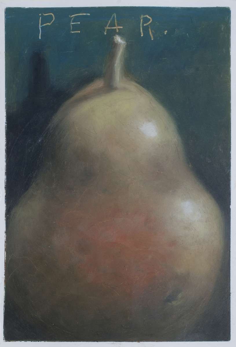 Pear painting by Carol Anthony