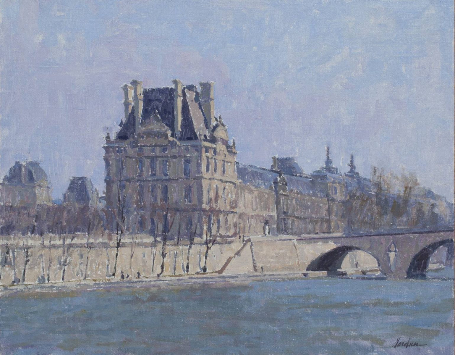 The Louvre painting by Frank Gardner
