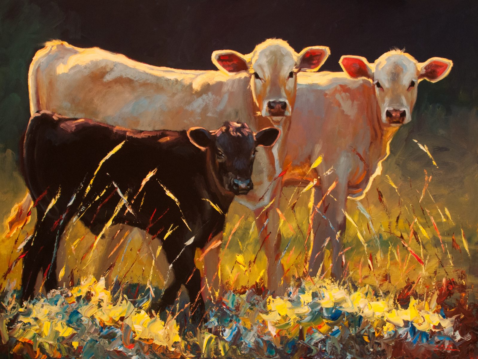 Spring Pastures painting by artist Cheri Christensen
