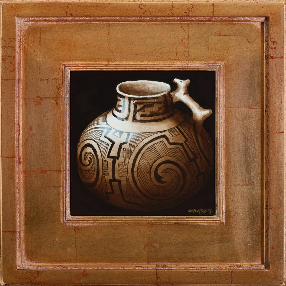 Anasazi Pitcher painting by Chuck Sabatino