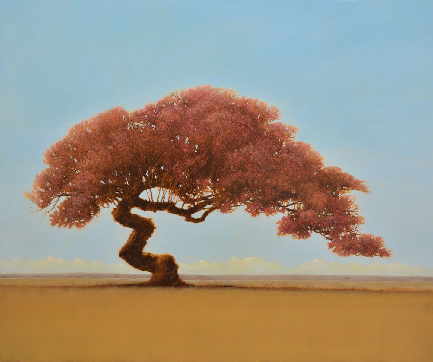 Azaliana tree painting by Robert Marchessault