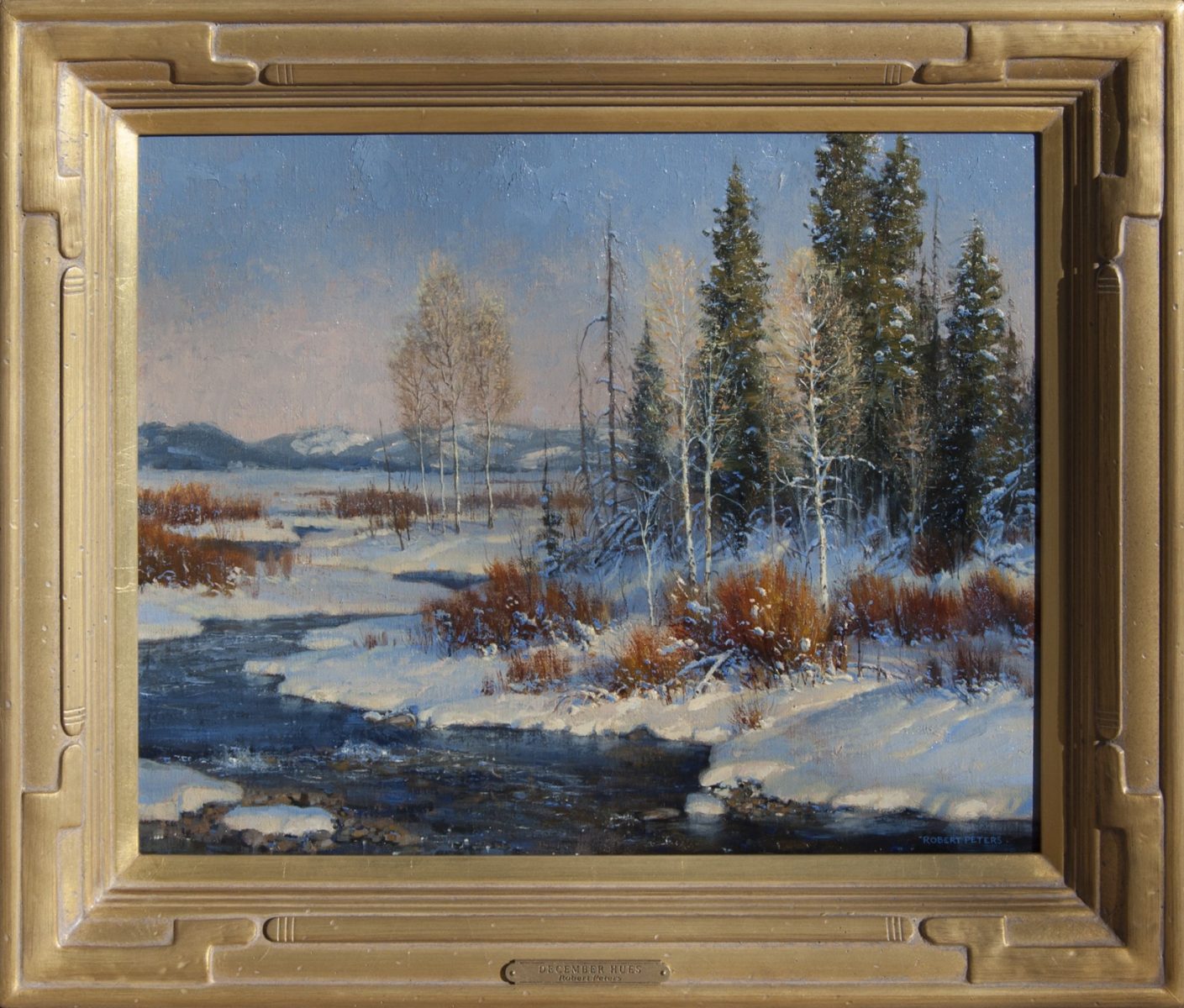 December Hues painting by Robert Peters