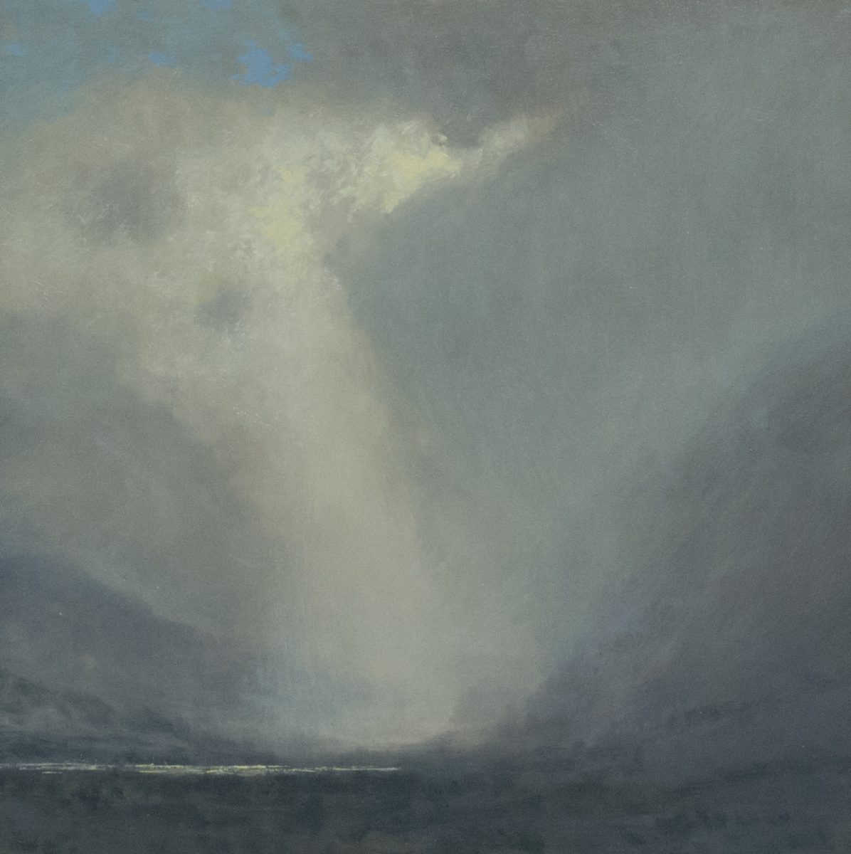 Mountain Rainshower painting by Raymond Knaub