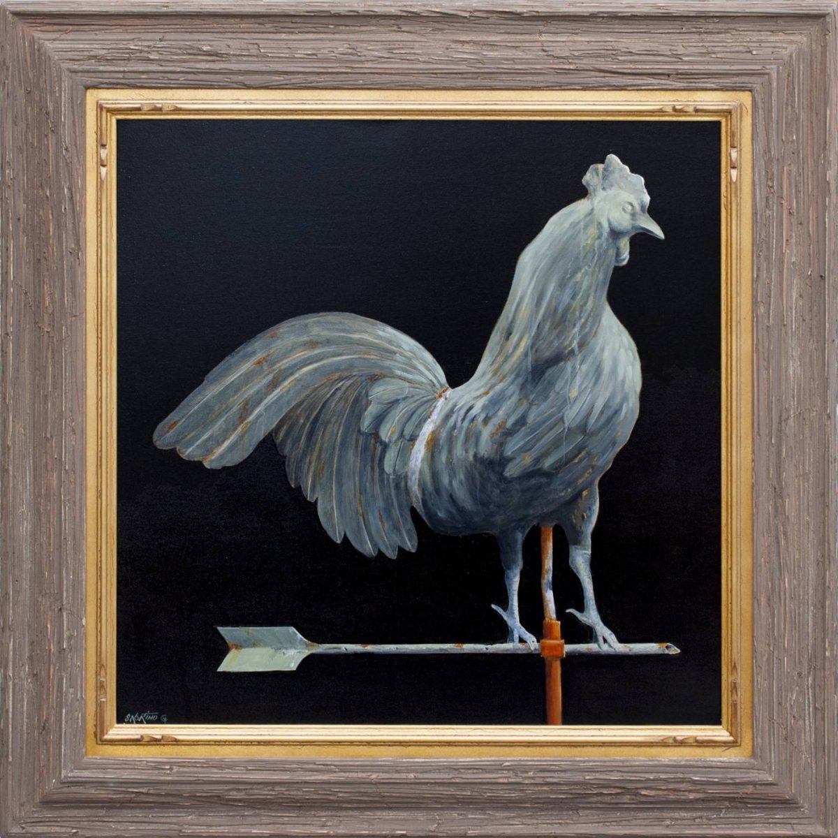 Old Copper Rooster by artist Chuck Sabatino