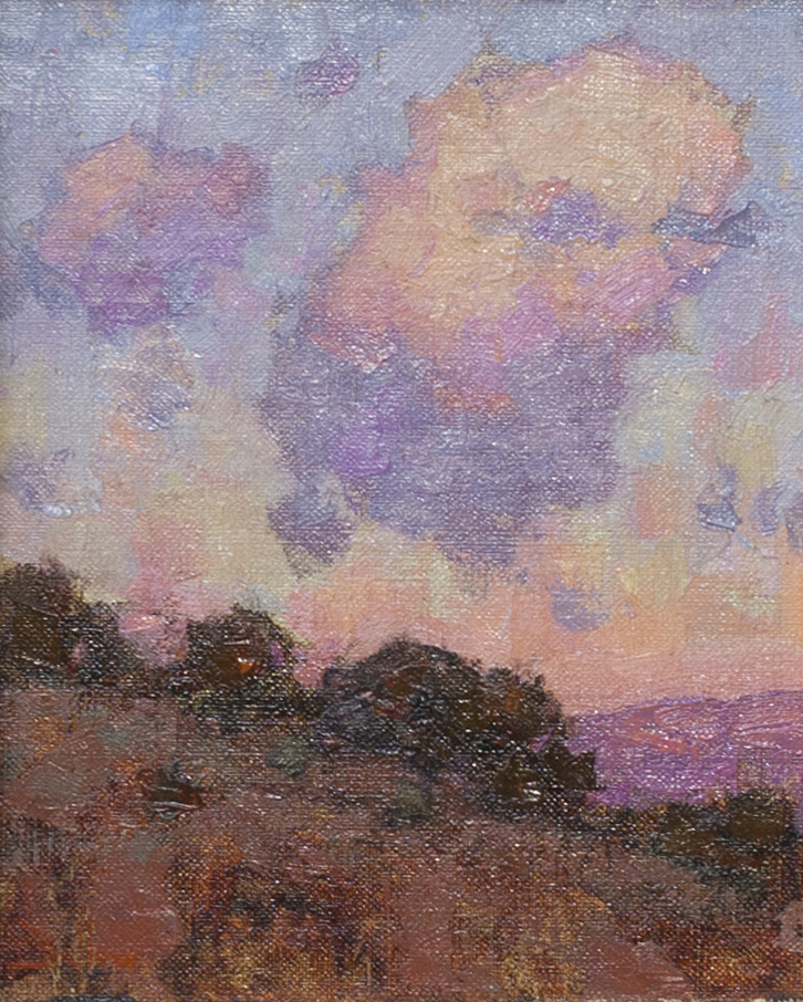 Santa Fe landscape painting by David Ballew