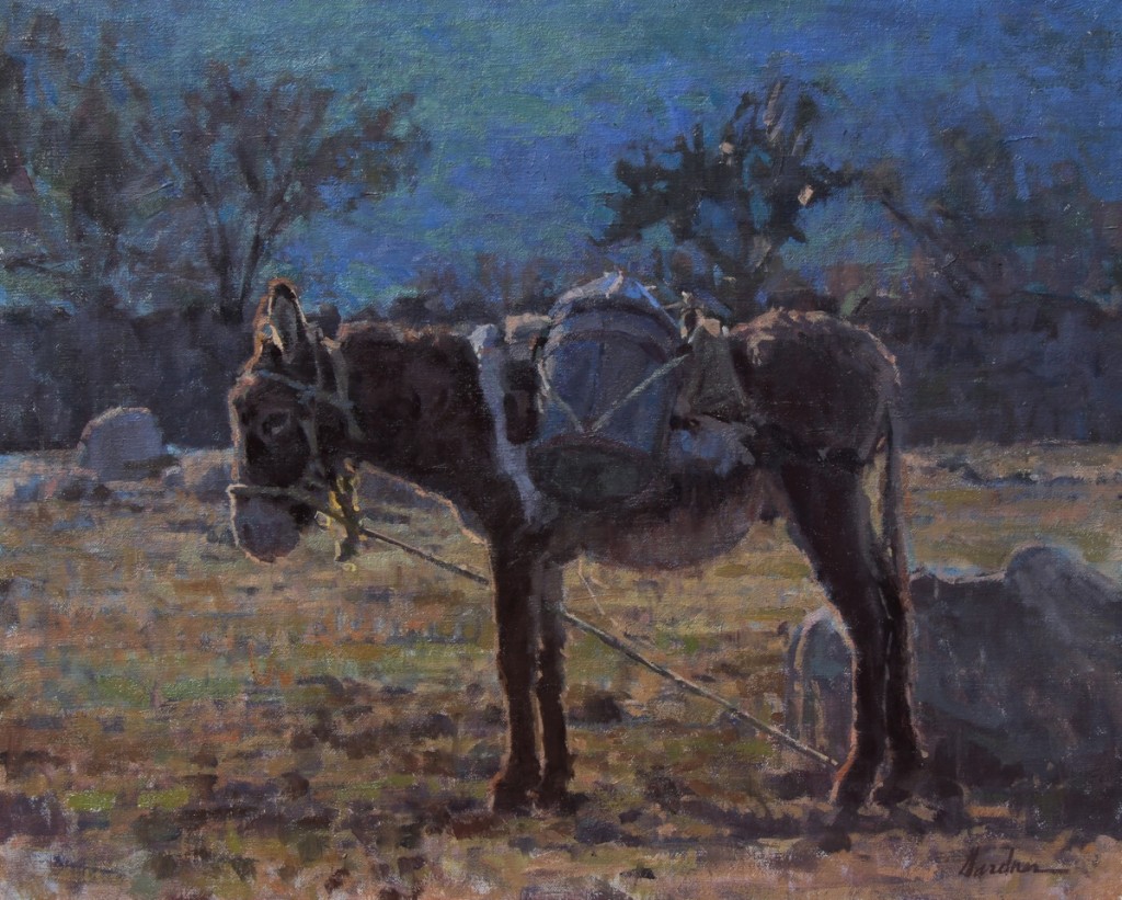 Mexican landscape painting by American artist Frank Gardner