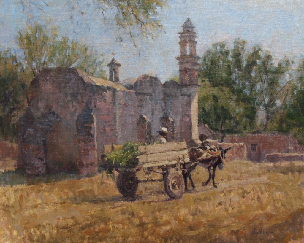Scene from San Miguel de Allende Mexico by artist Frank Gardner