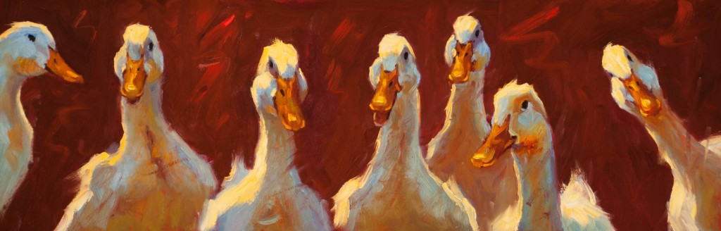 ducks painting by Cheri Christensen