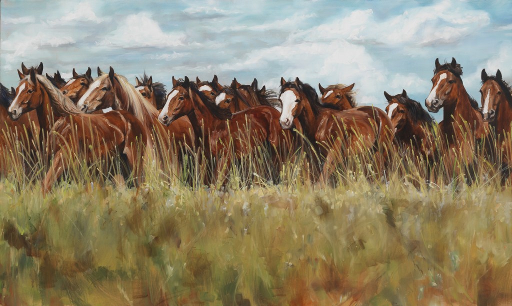 Paul Van Ginkel cowboy artist oil painting