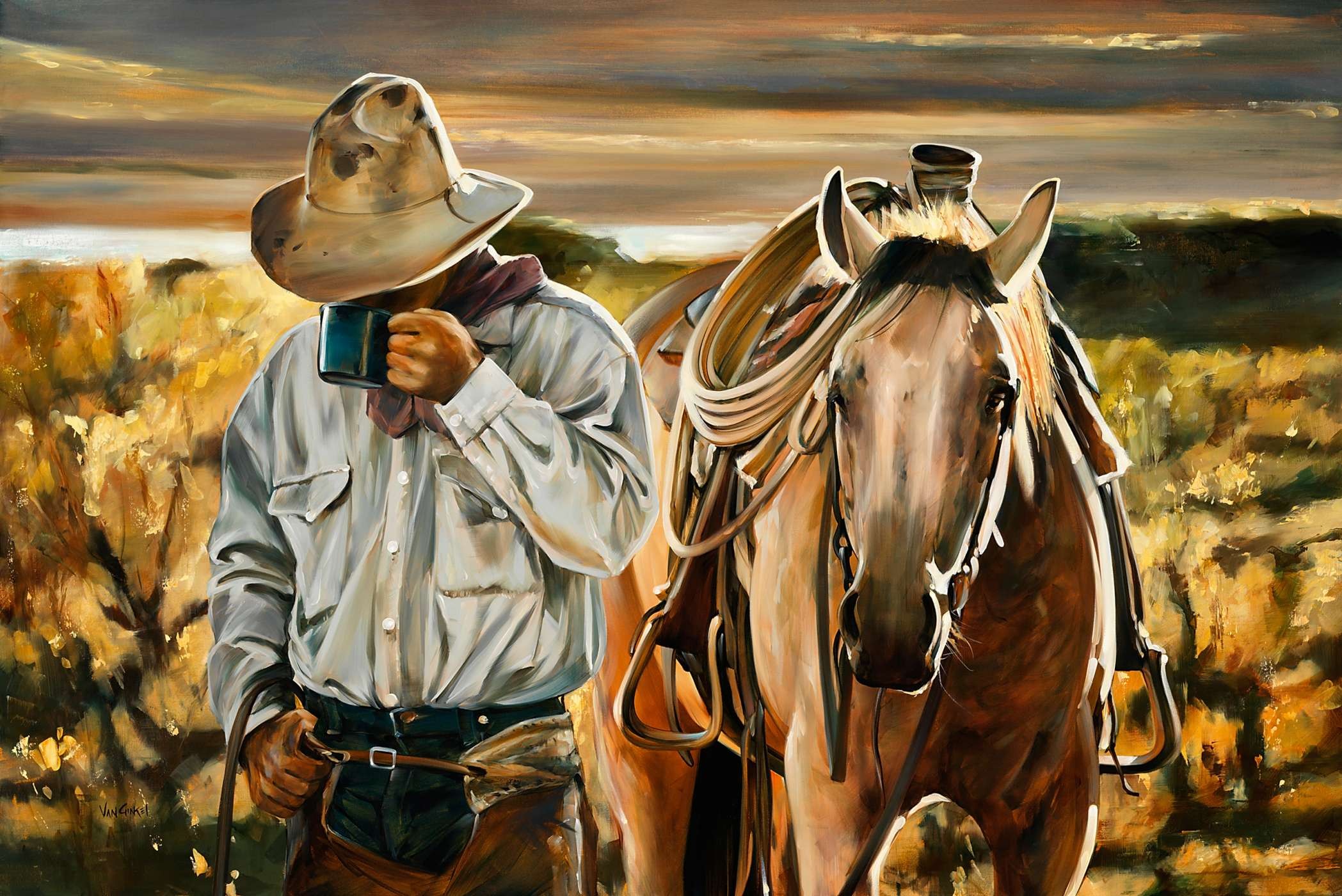 painting by Calgary artist Paul Van Ginkel