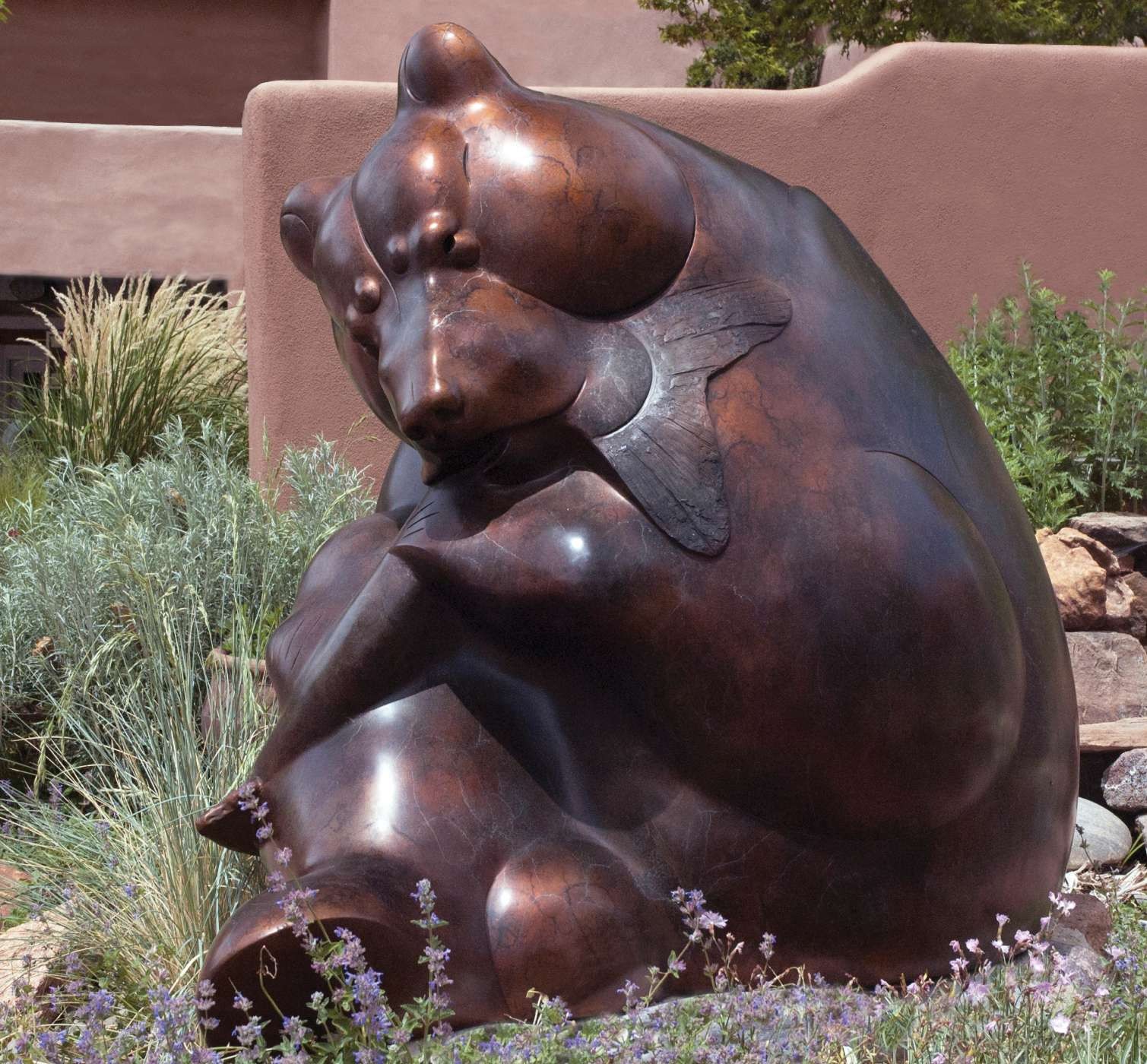 Wildlife bronze animal sculpture by tim cherry