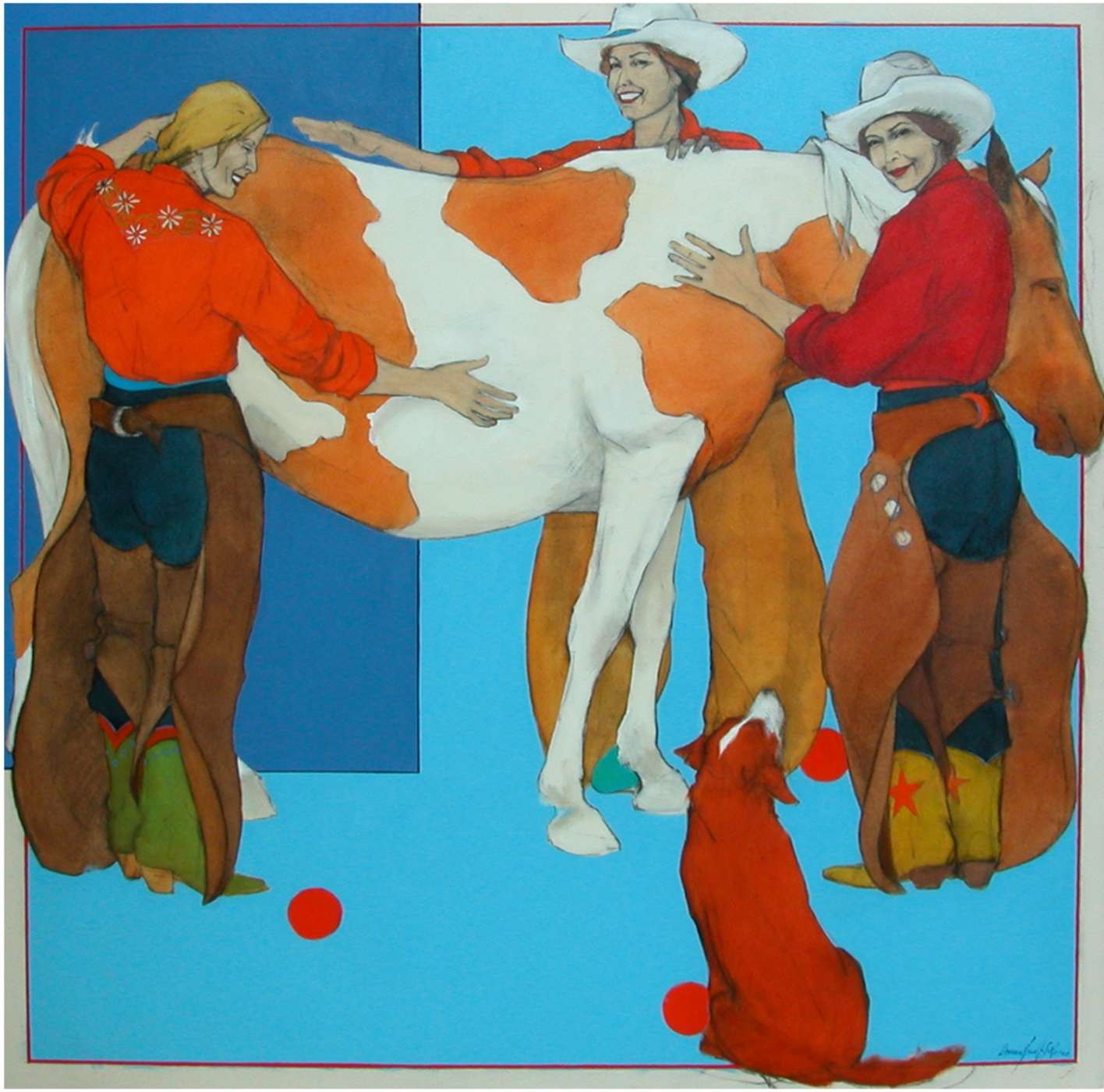 painting by cowgirl artist Donna Howell-Sickles