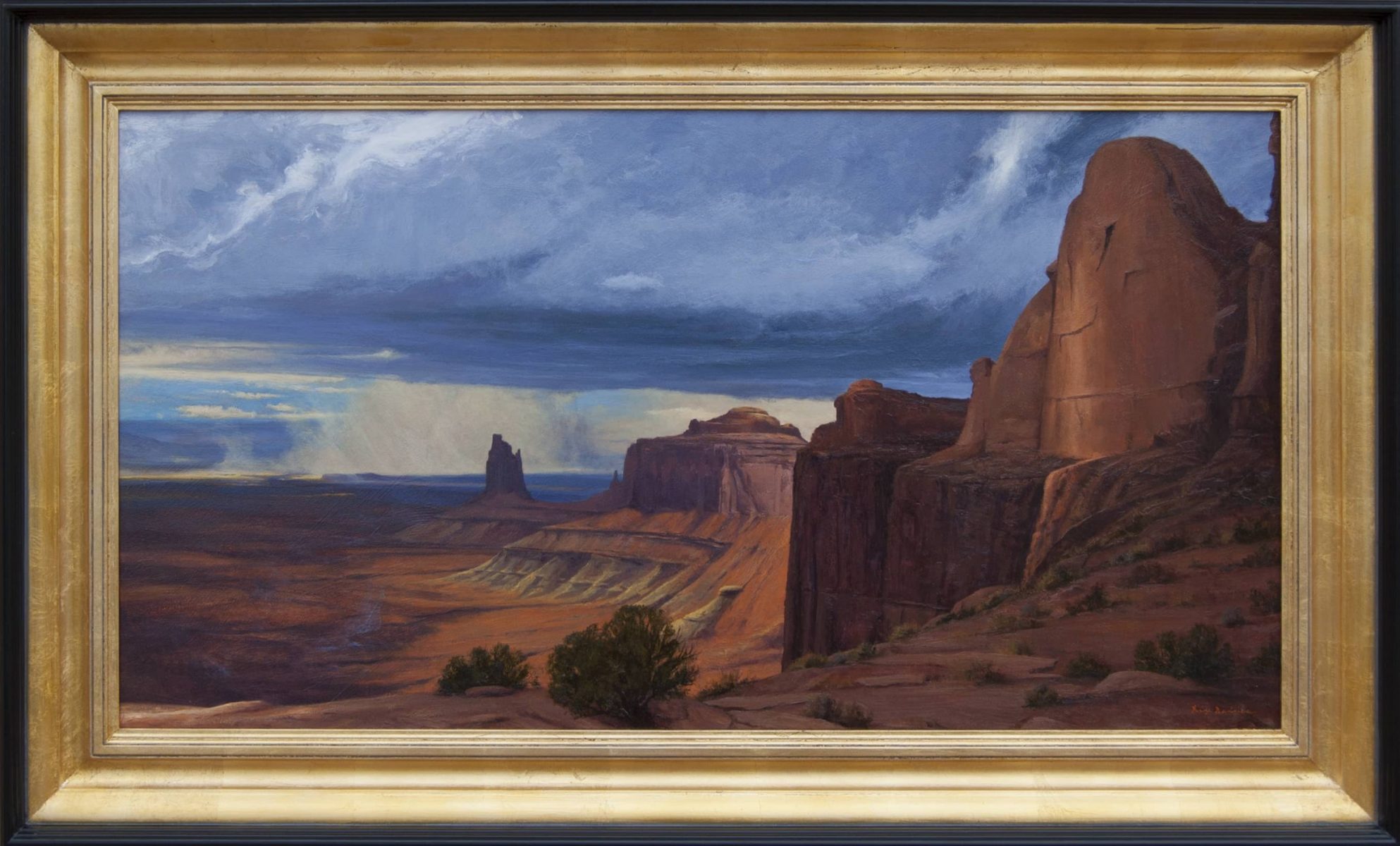 Awful Grandeur painting of Canyonlands national park by artist Dix Baines