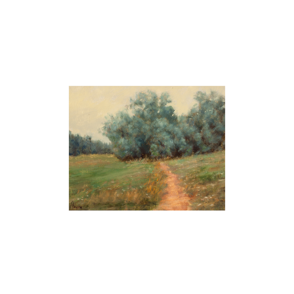 Evening Russian Olive painting by Peter Hagen