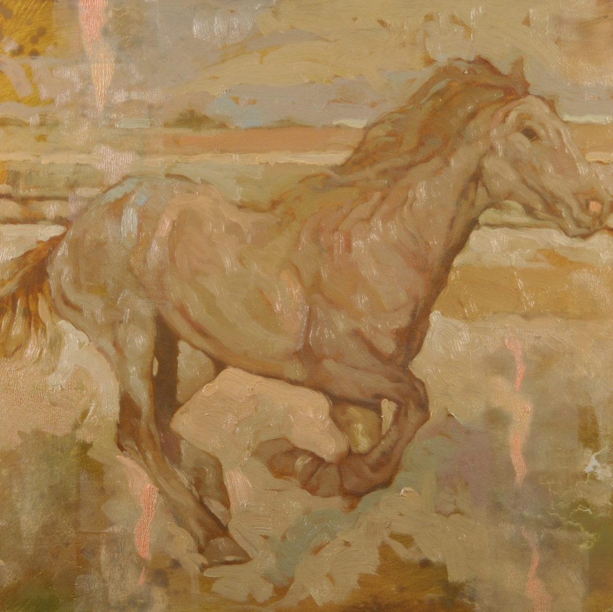 Full Gallop painting by artist Joseph Lorusso