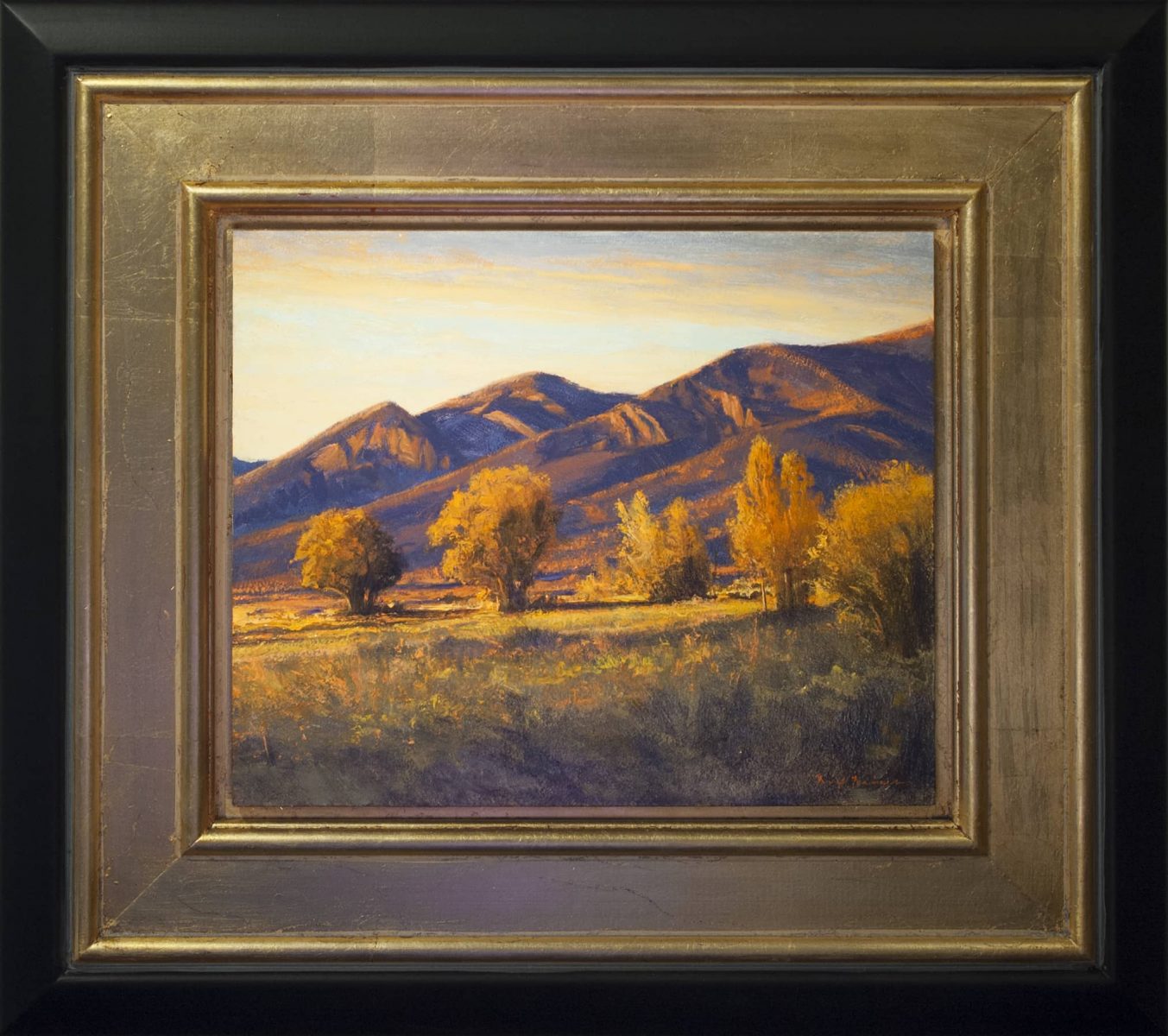 New Mexico landscape oil painting by Dix Baines