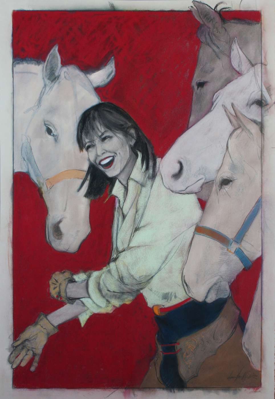 painting by cowgirl artist Donna Howell-Sickles