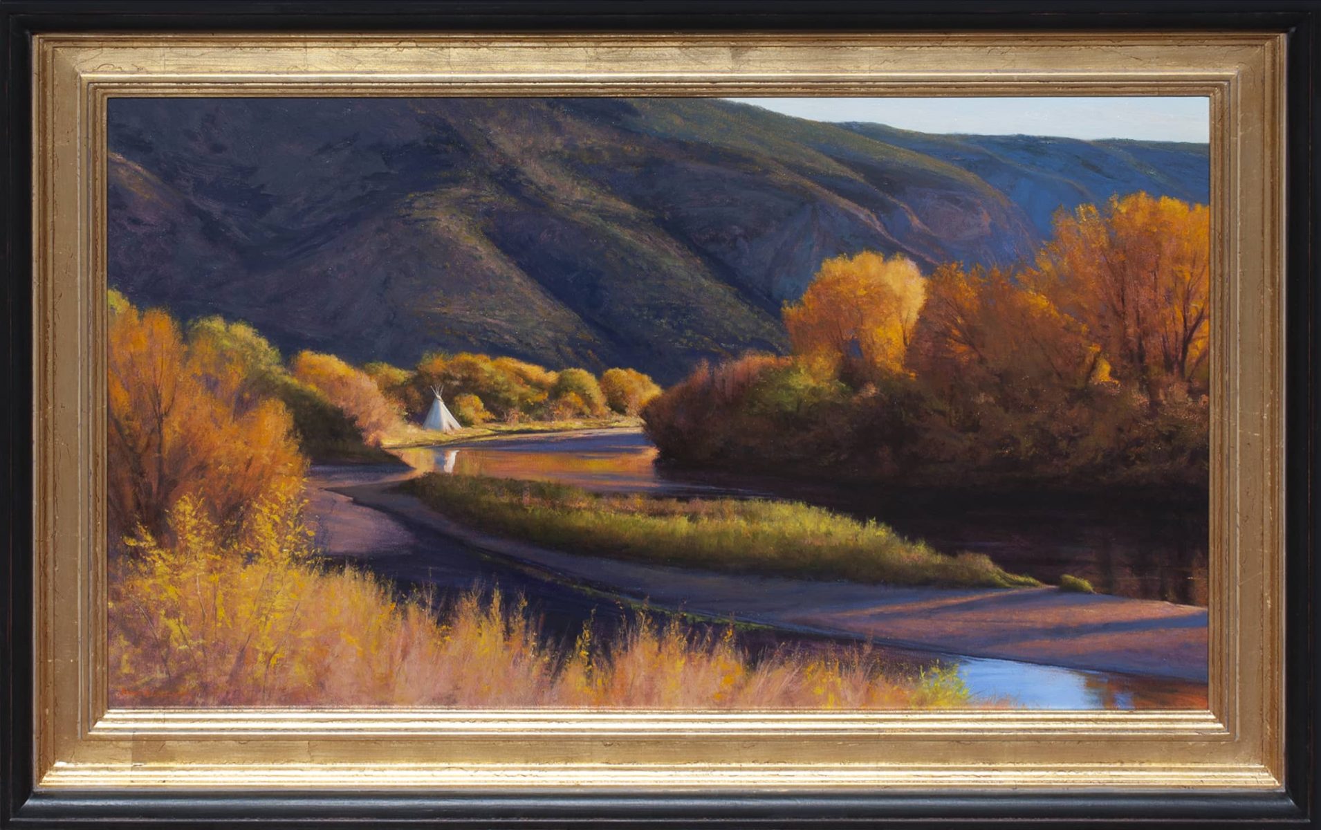 Rio Grande Afternoon painting by Dix Baines
