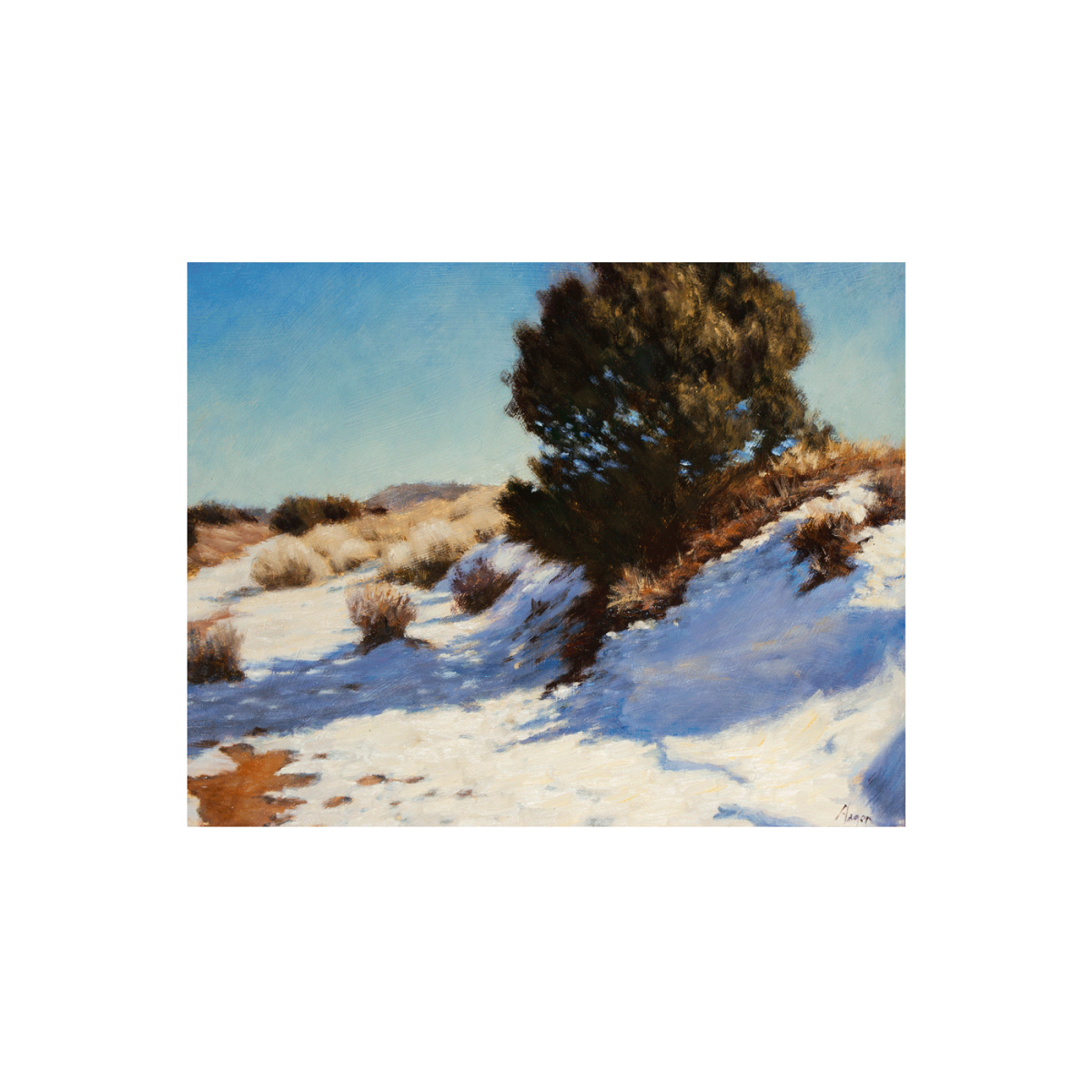 Snow Banks painting by Peter Hagen