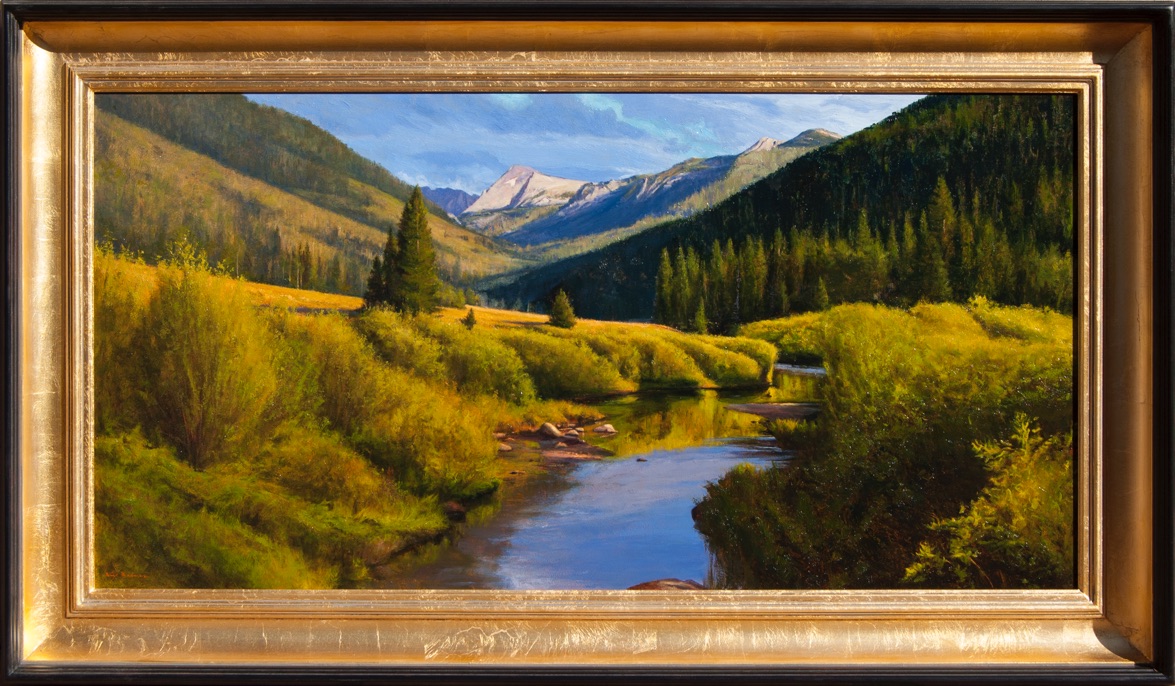 Colorado Mountain landscape painting by artist Dix Baines