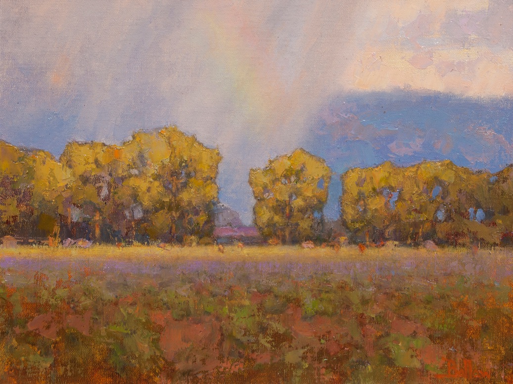 Summer Showers, Taos painting by David Ballew