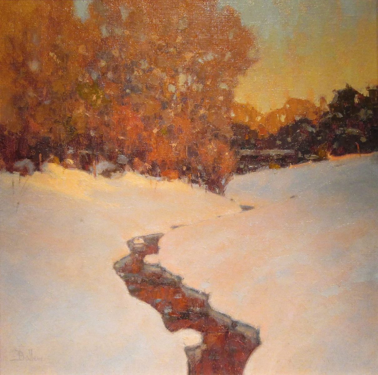 Winter Evening by David Ballew