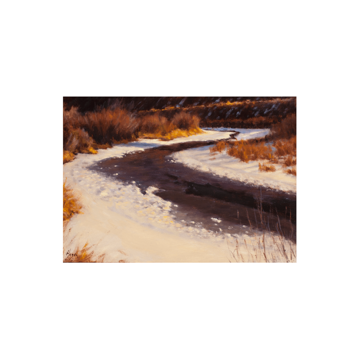 oil landscape painting by American Artist Peter Hagen