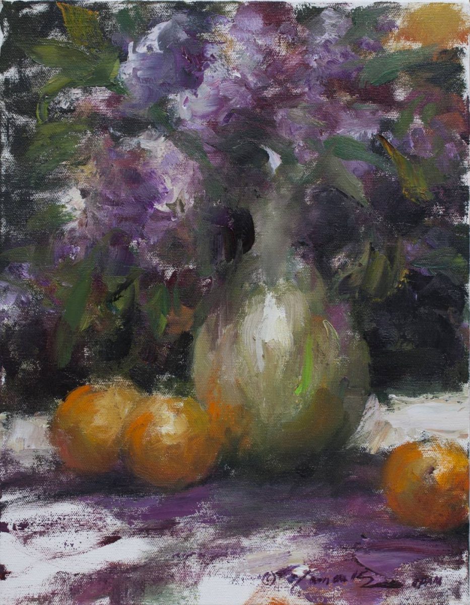 Lilacs and Oranges by Ramon Kelley