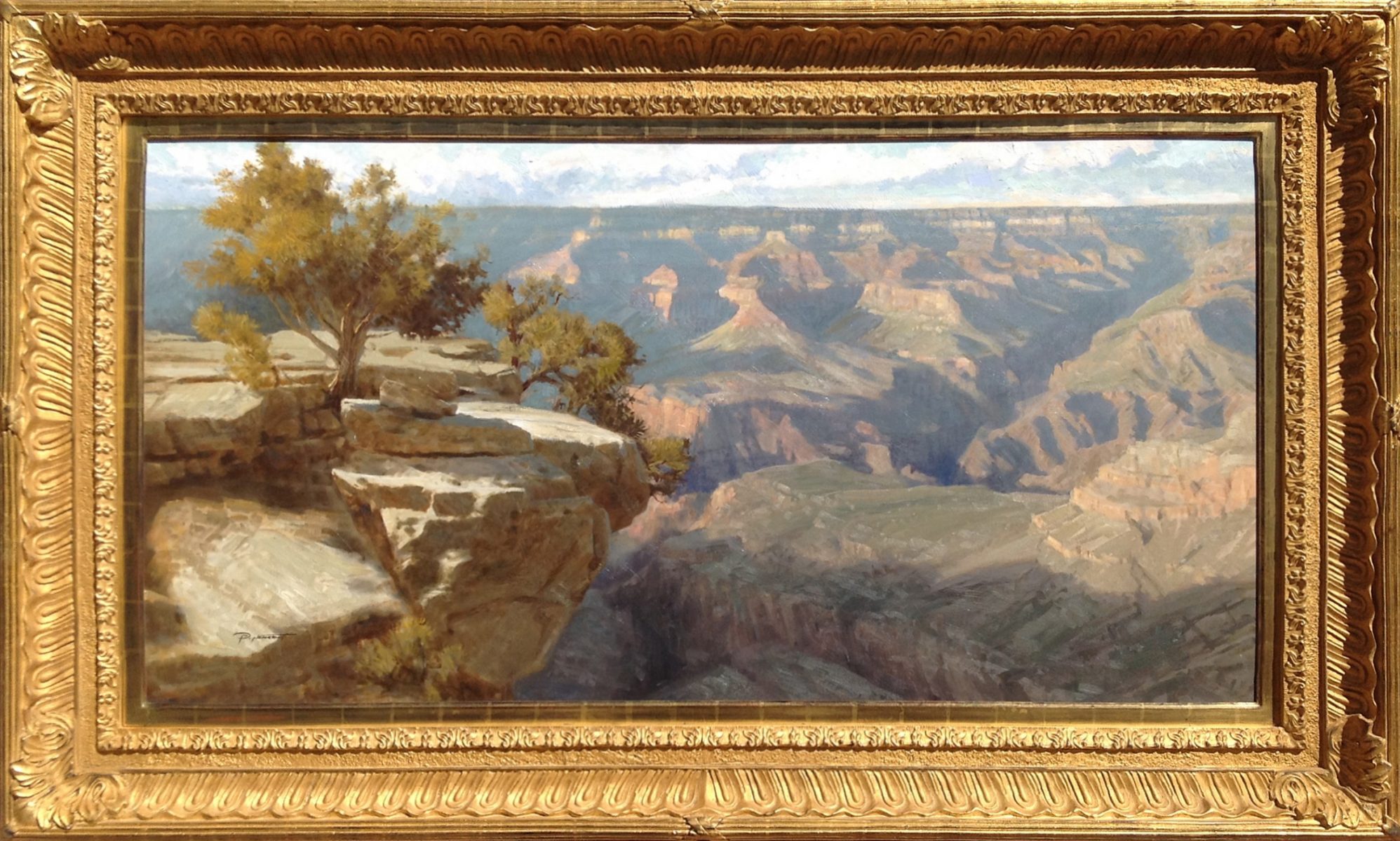 Canyon painting by landscape artist Phill Nethercott
