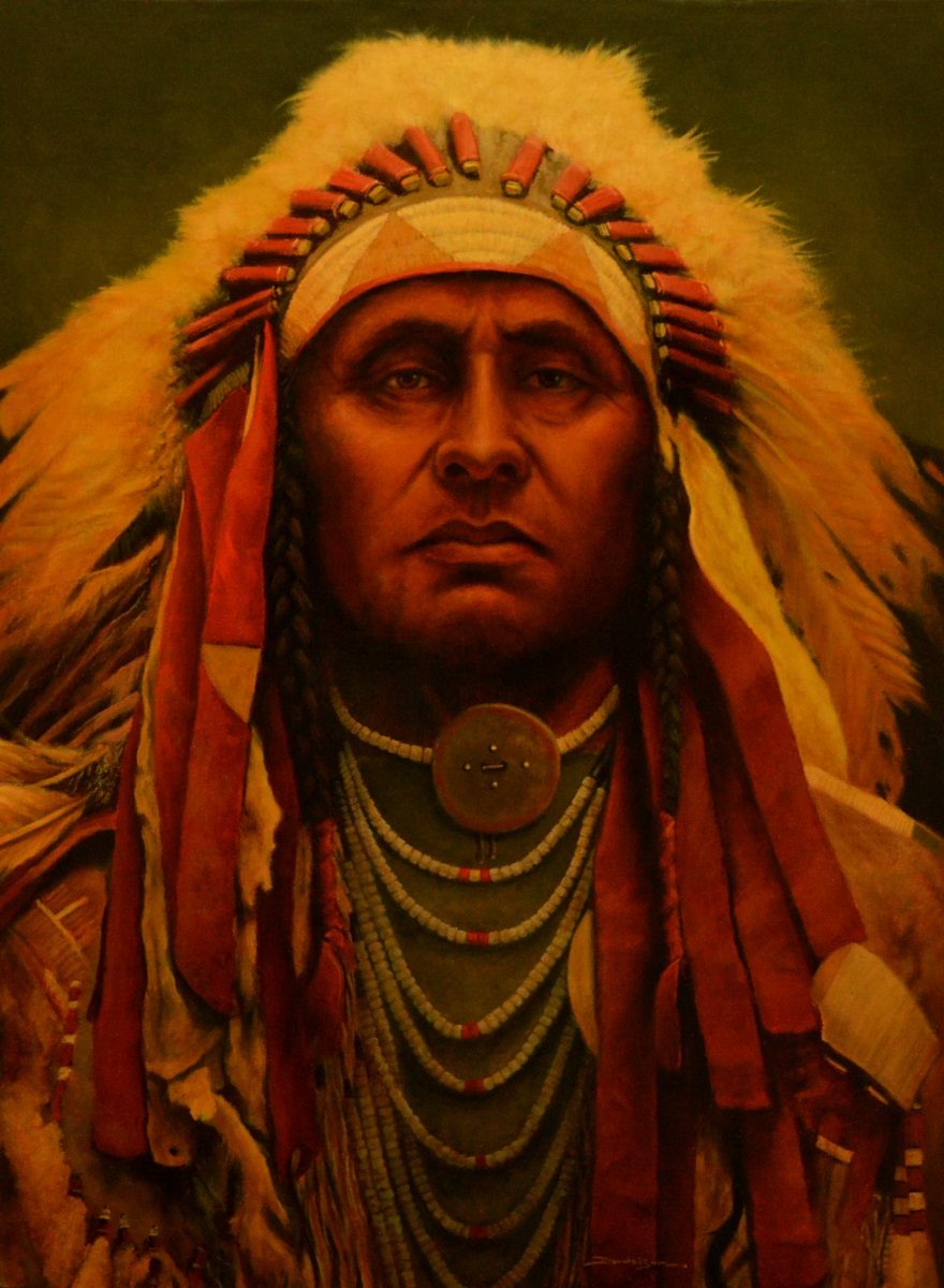 Native American portrait by Dan Bodelson