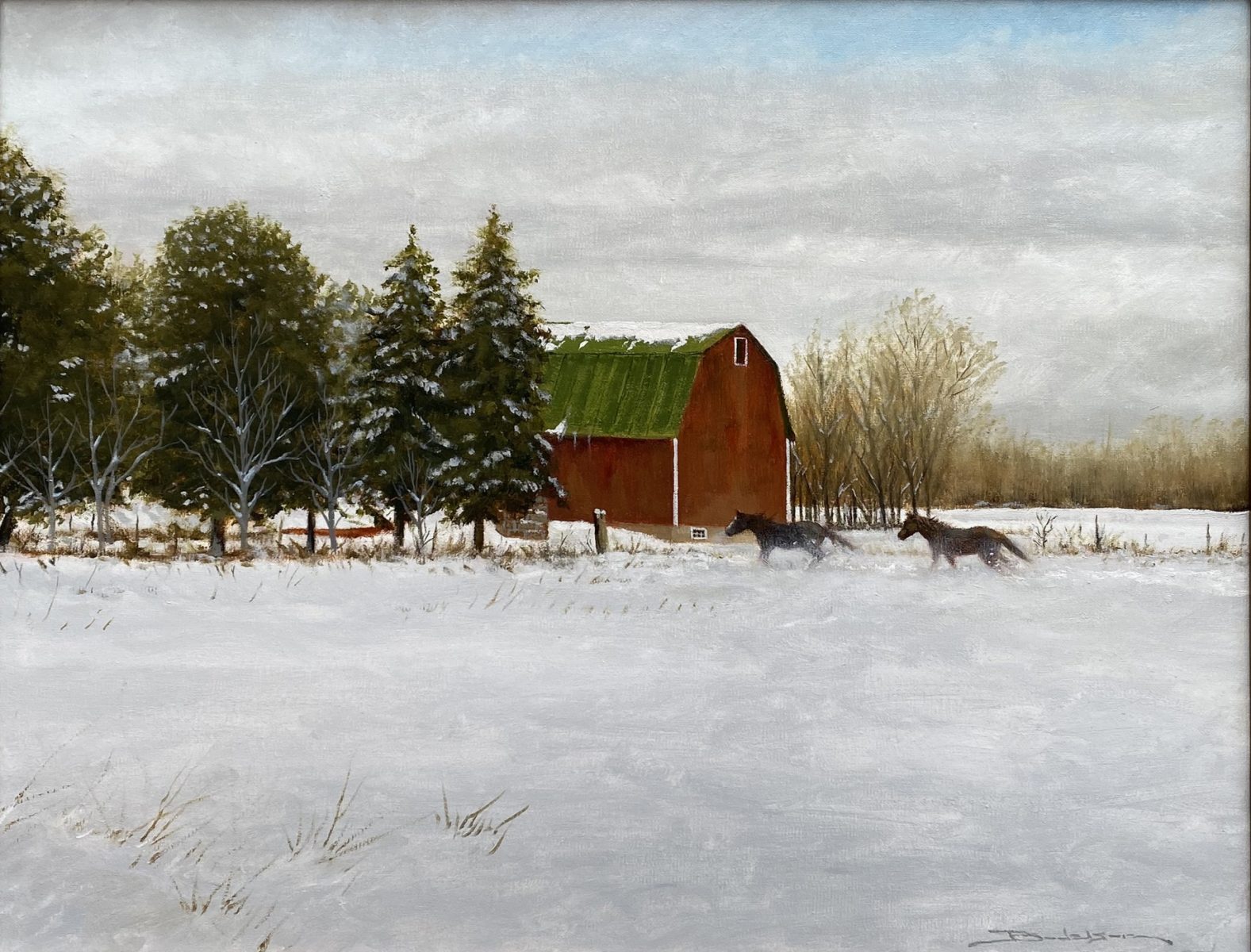 New Mexico Winter Landscape by Dan Bodelson