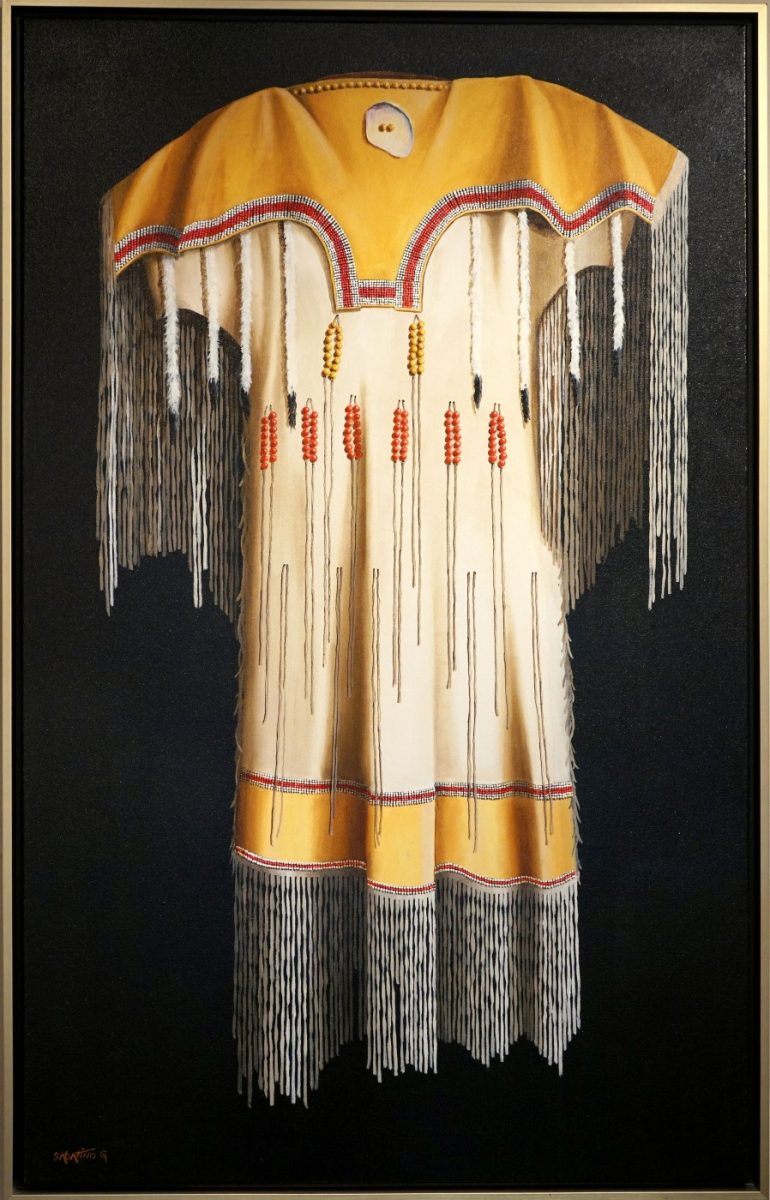 Northern plains native american dress by Chuck Sabatino