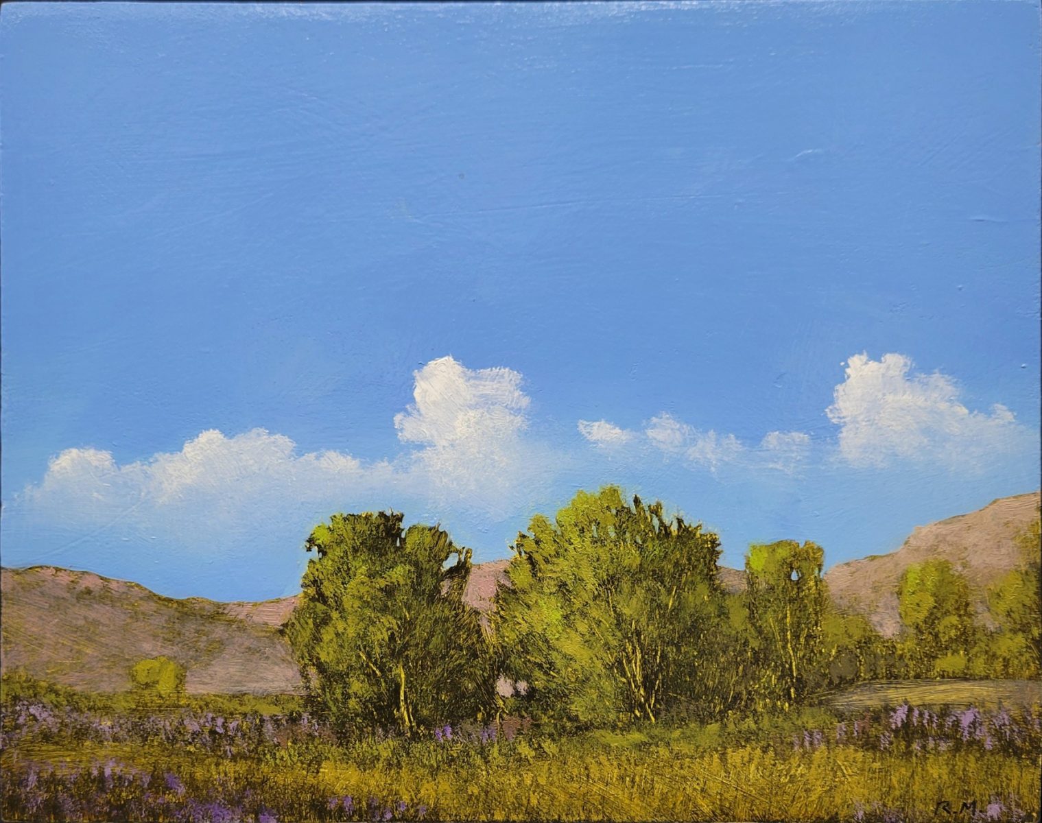 Landscape oil painting by Robert Marchessault