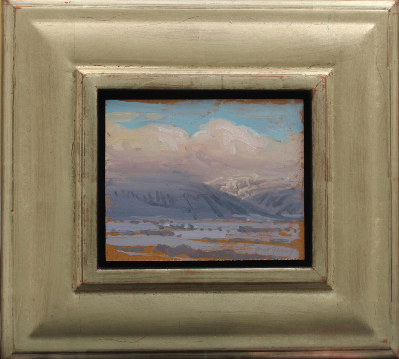 Small landscape oil painting by Brad Aldridge
