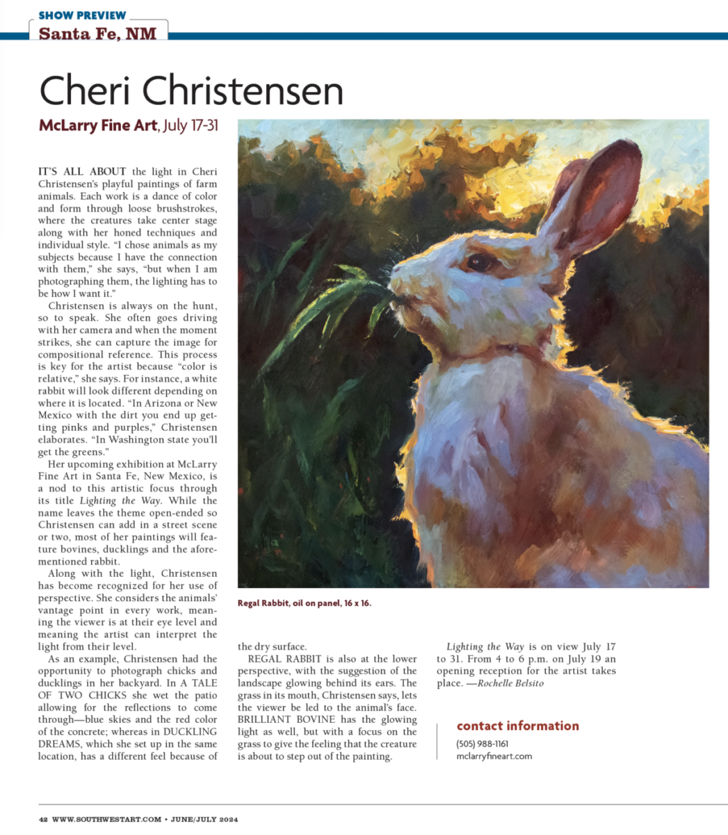 Cheri Christensen Southwest Art 2024
